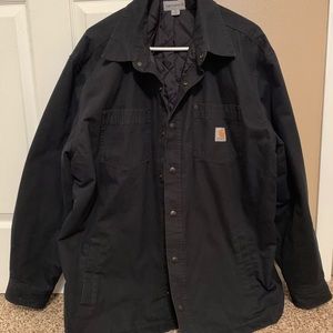 carhartt button up jacket